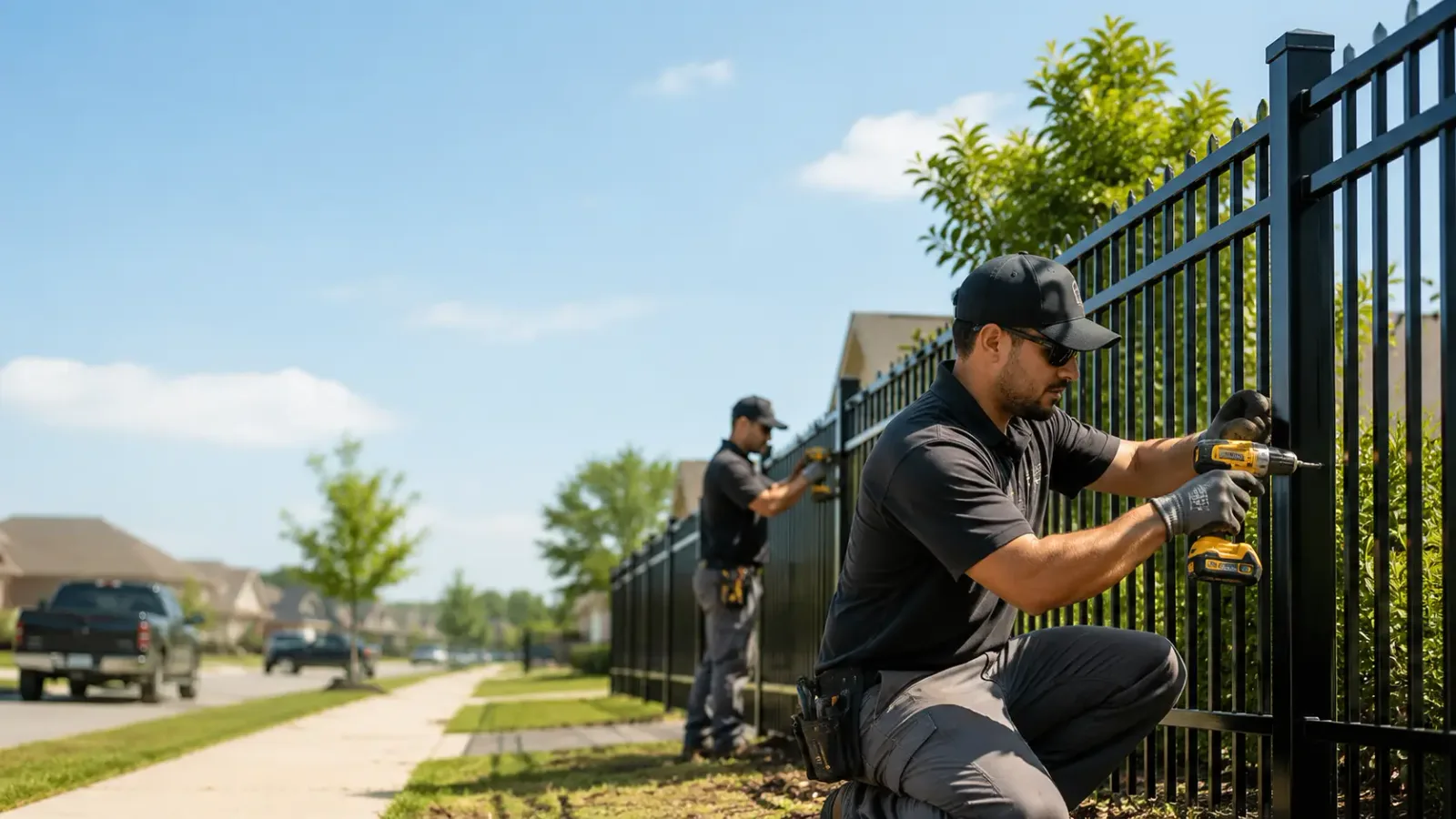 Metal Fence Installation in Hockley, TX